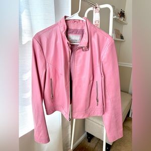 Barbie Pink Genuine Leather Jacket